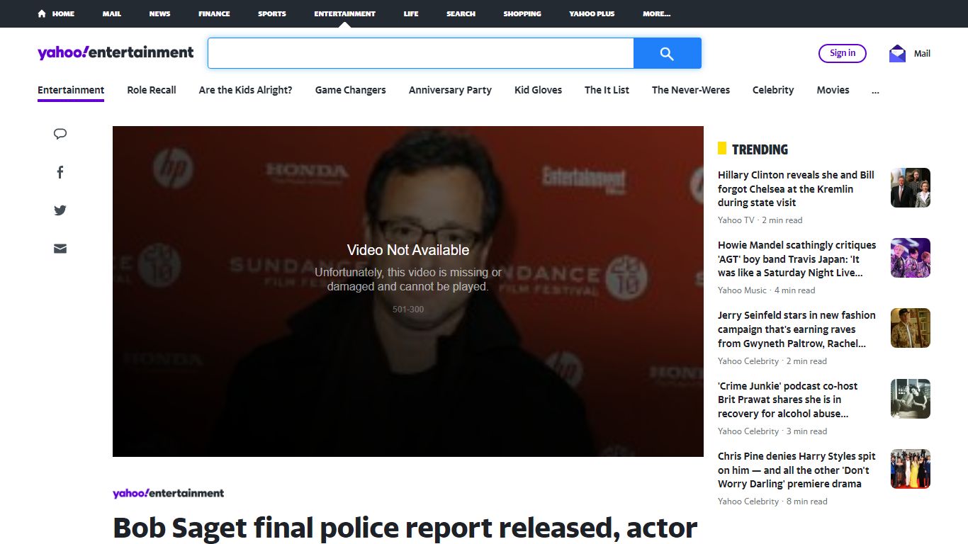 Bob Saget death: Police release final report, new details emerge - Yahoo!