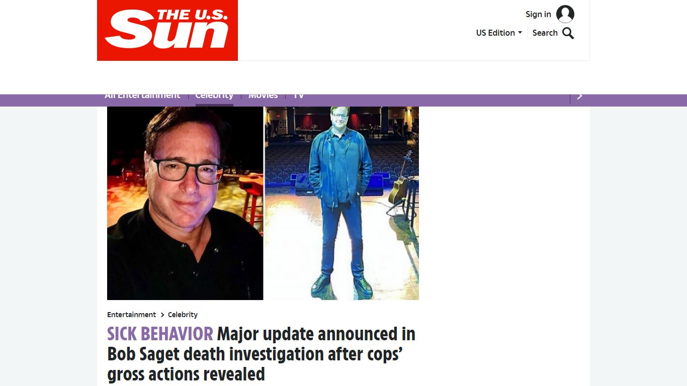 Major update announced in Bob Saget death investigation after cops ...